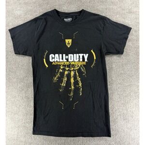 Call of Duty Advanced Warfare T-Shirt Mens Small Black Graphic Gaming Tee
